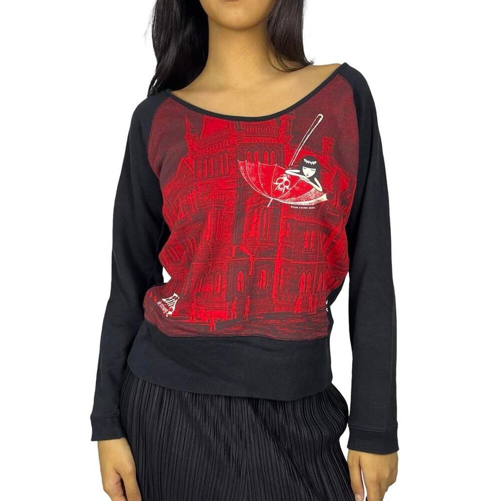 Emily The Strange Grunge Castle Long Sleeve